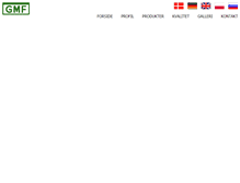 Tablet Screenshot of gmf.dk
